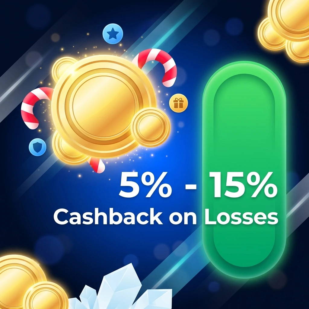 5% - 15% Cashback on Losses